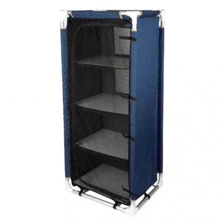 Hosa W Nylon 3 Shelves Wardrobe - Detachable Camping Wardrobe