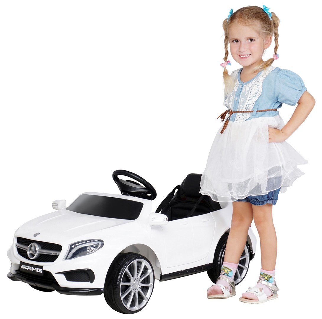 Actionbikes Motors electric children's car children's vehicle Mercedes GLA 45 AMG licensed 3-5 years, load capacity 30 kg, (1 piece), children's toy - electric vehicle 3-6 km/h - with remote control
