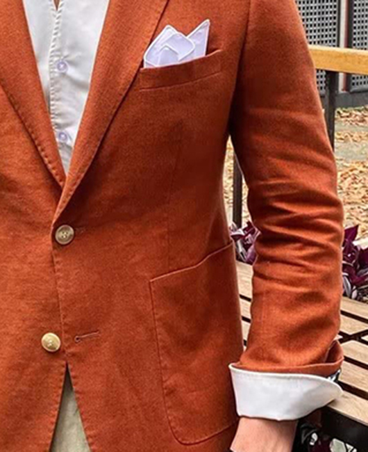 Daily Solid Seam Lapel Collar Long Sleeve Pocket Blazer