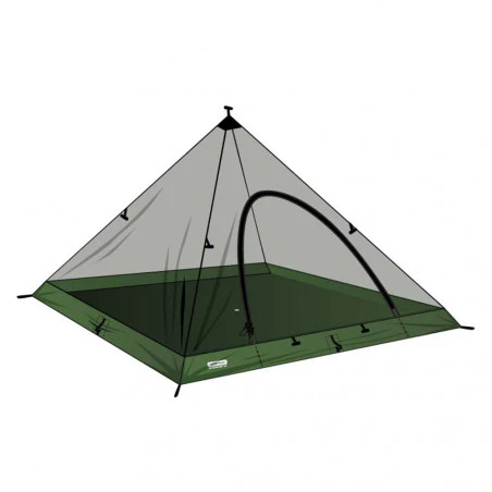 Moskitera OZtrail MOZIE NET DOUBLE BELL STYLE - green