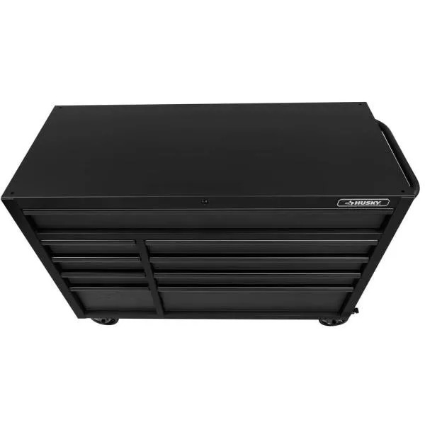 INDUSTRIE 52 IN. W X 21.5 IN. D 9-DRAWER TOOL CHEST ROLLING CABINET IN MATTE BLACK