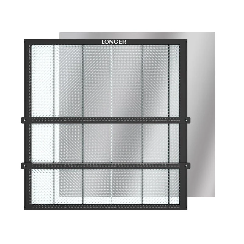 Honeycomb work table with material clamp 19.68''*20.86'/500*530mm2