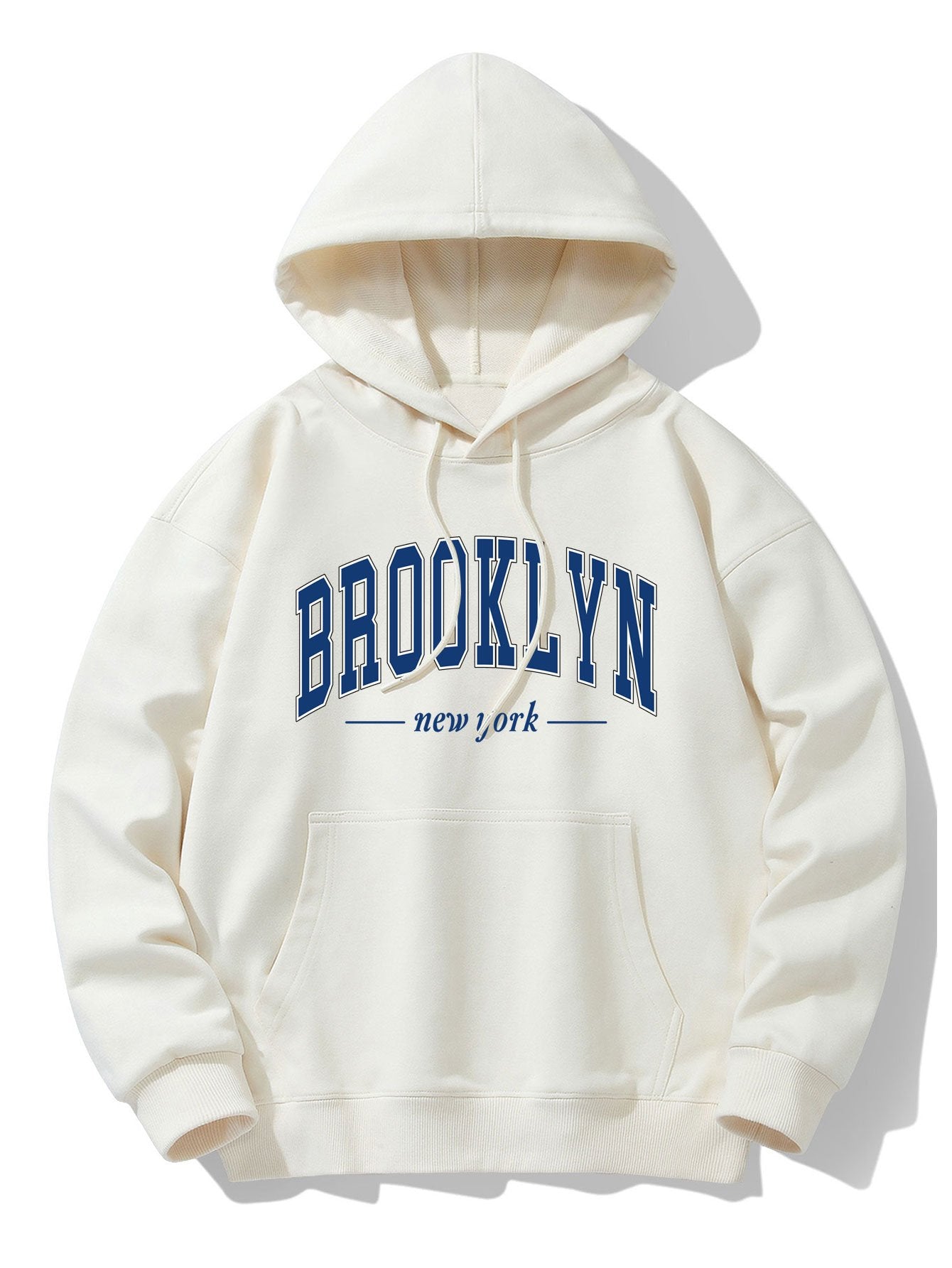 Brooklyn Print Cotton Blend Hoodie