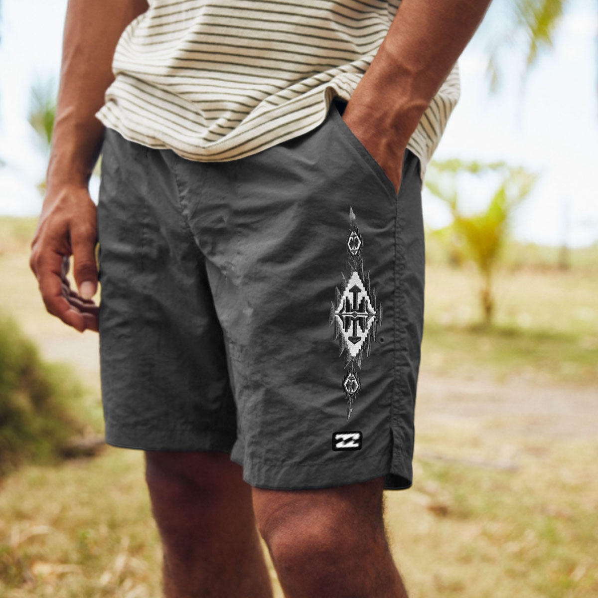 Unisex Vintage Holiday Surf Shorts