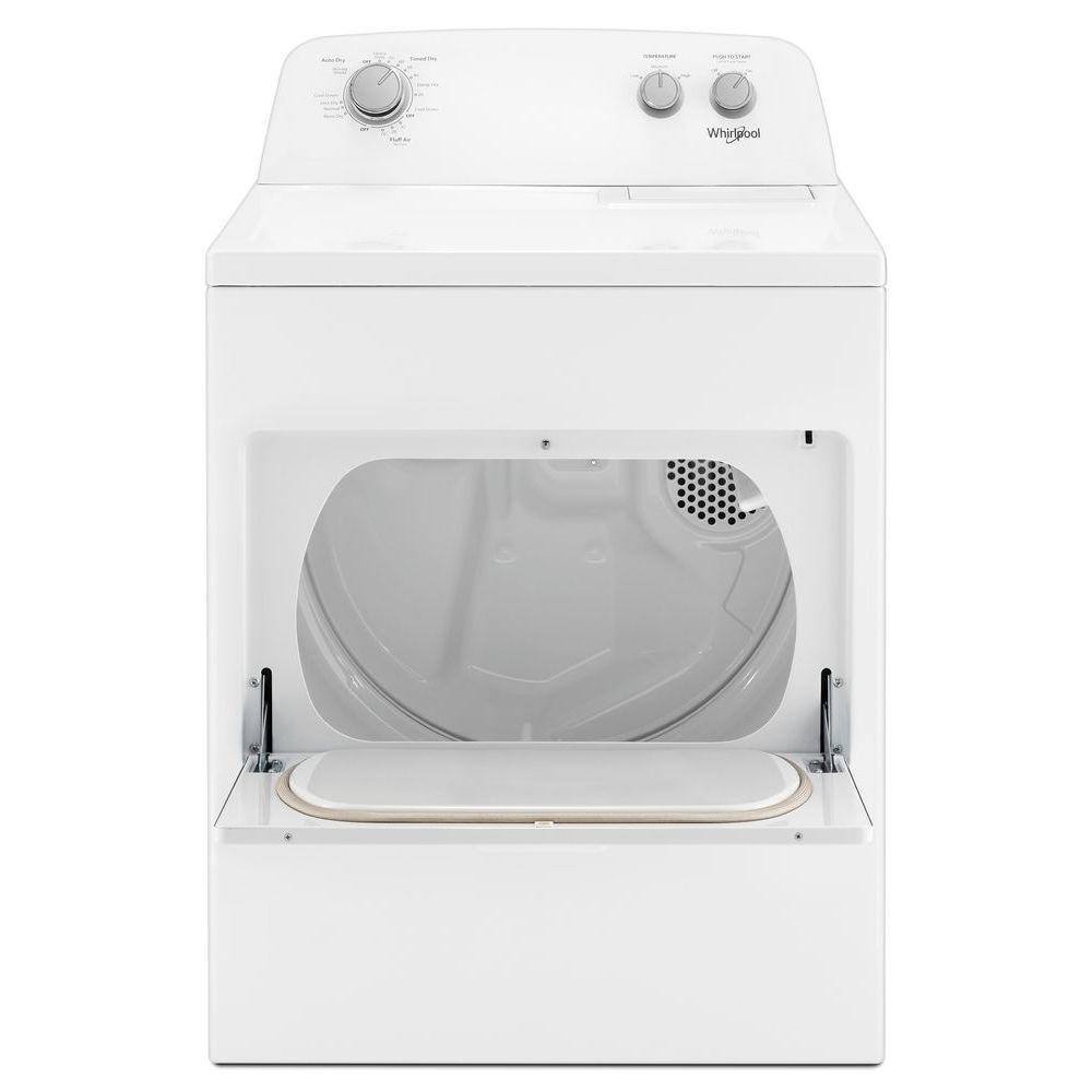 Whirlpool 7.0 cu. ft. Electric Dryer, AutoDryTM System, Wrinkle ShieldTM, White