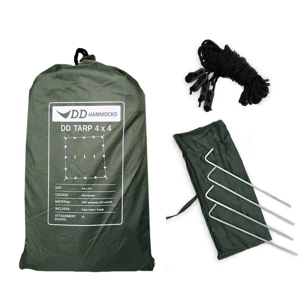 DD hammock tarp 4x4 verde oliva - Toldo Bushcraft