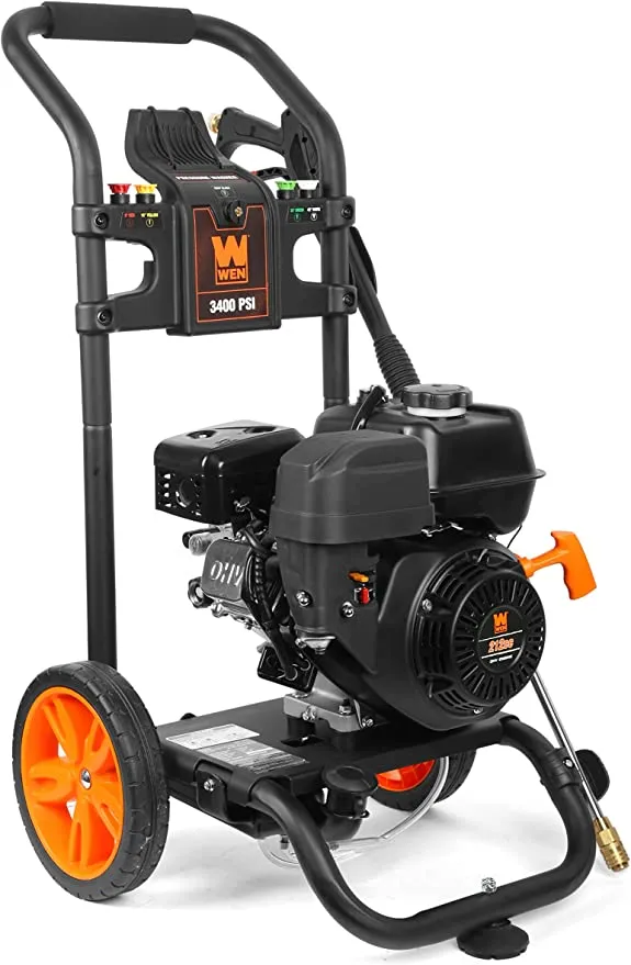 Gas Pressure Washer, 3400 PSI, 2.7 GPM, 212cc Engine