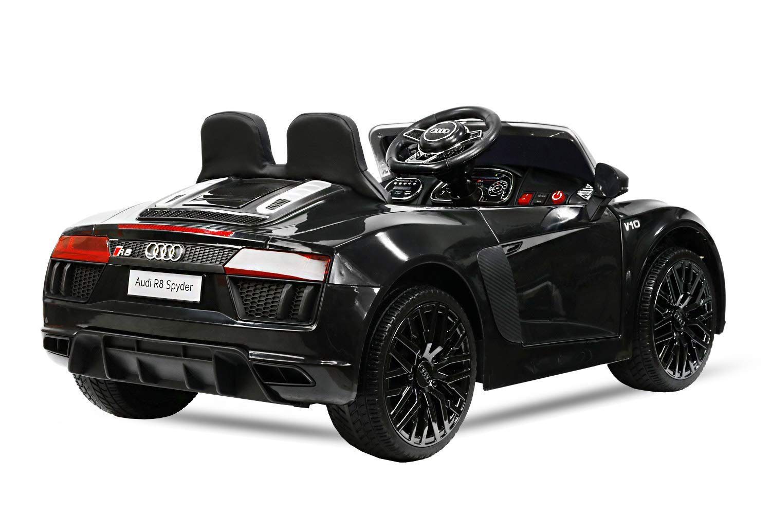 Toys Store Electric Children's Car Audi R8 Spyder Children's Electric Car 12V (2 Seater), Load Capacity 35 kg